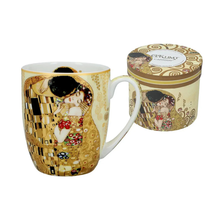 Kubek Klimt Pocałunek 400 ml CARMANI