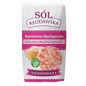 Sól Kłodawska różowa gruboziarnista niejodowana 1 kg