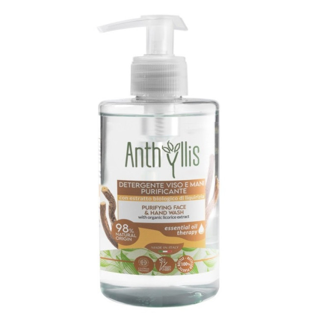 Bio żel do mycia twarzy i rąk z lukrecją Anthyllis 300 ml