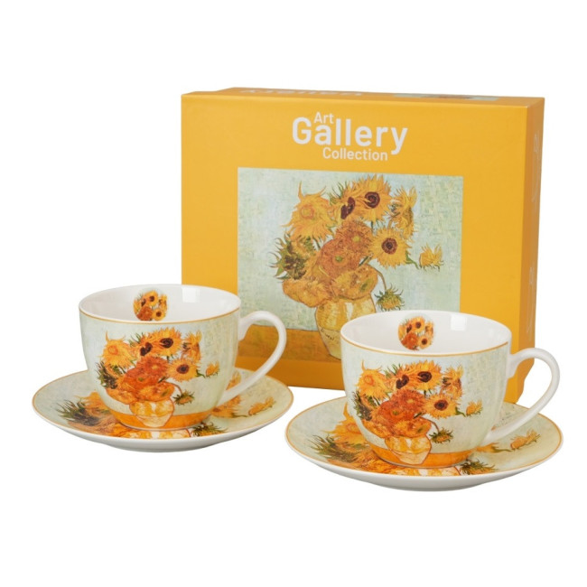 2 filiżanki Van Gogh Słoneczniki 270 ml DUO Art Gallery