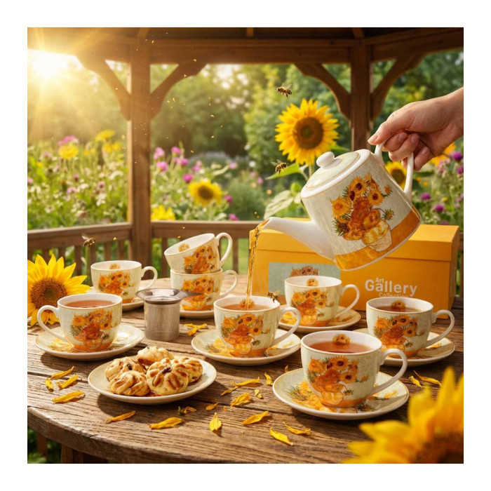 2 filiżanki Van Gogh Słoneczniki 270 ml DUO Art Gallery