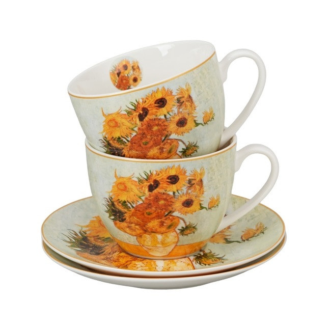 2 filiżanki Van Gogh Słoneczniki 270 ml DUO Art Gallery