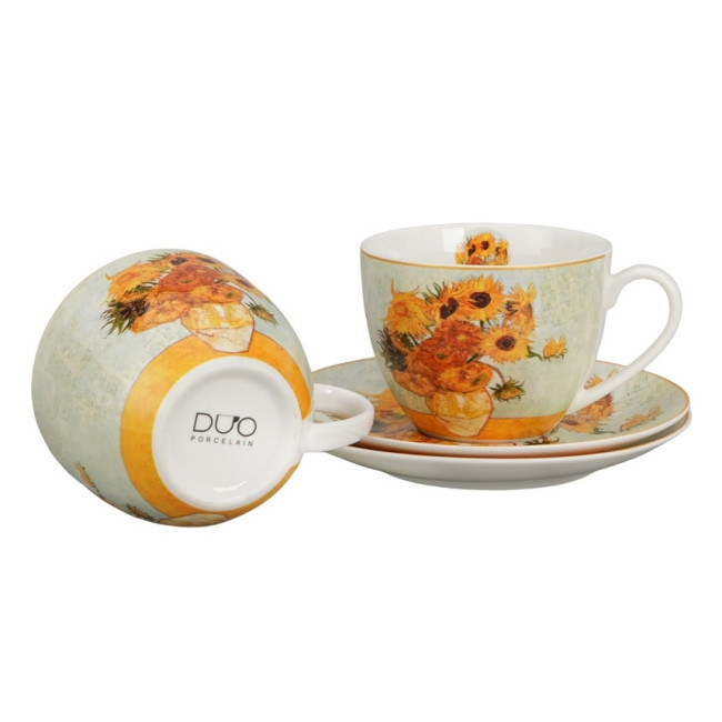 2 filiżanki Van Gogh Słoneczniki 270 ml DUO Art Gallery