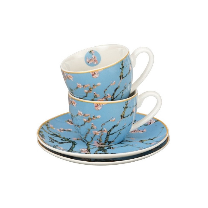2 filiżanki espresso Van Gogh Migdałowiec 110 ml DUO