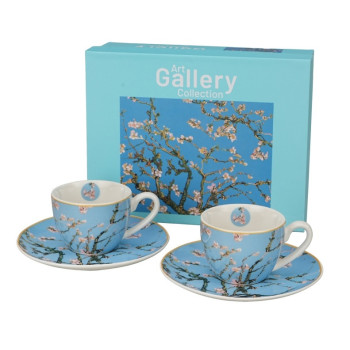 2 filiżanki espresso Van Gogh Migdałowiec 110 ml DUO