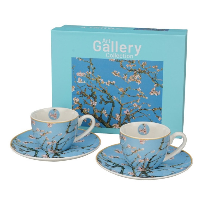 2 filiżanki espresso Van Gogh Migdałowiec 110 ml DUO