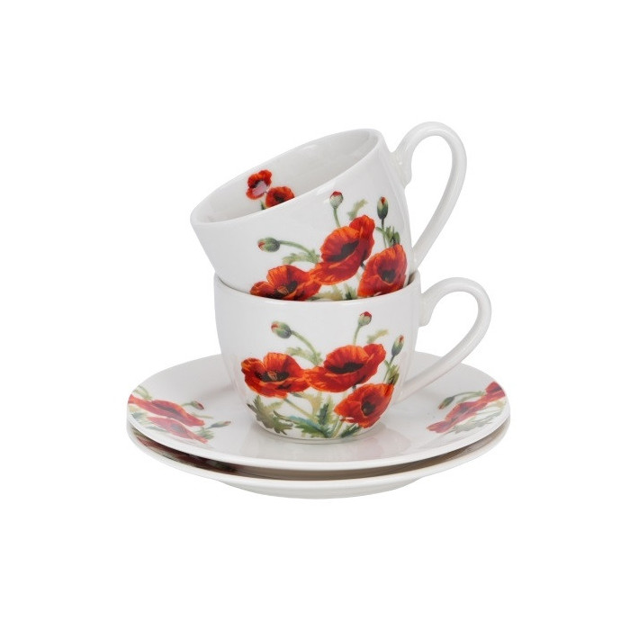 2 filiżanki espresso Maki 110 ml DUO Kwiaty Classics