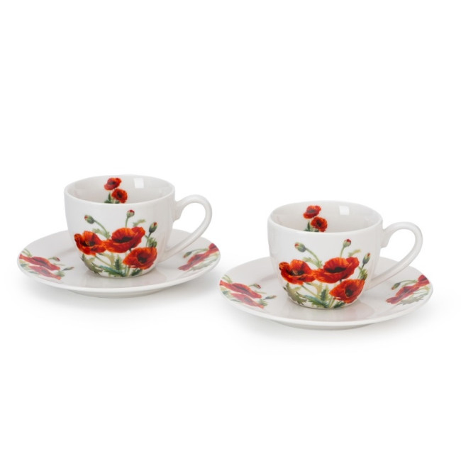 2 filiżanki espresso Maki 110 ml DUO Kwiaty Classics
