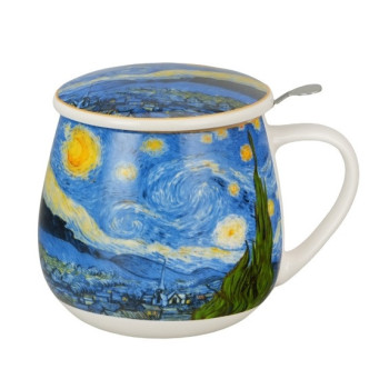 Kubek z zaparzaczem Van Gogh Gwiaździsta Noc 430 ml DUO 2