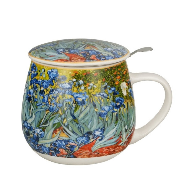 Kubek z zaparzaczem Van Gogh Irysy 430 ml DUO