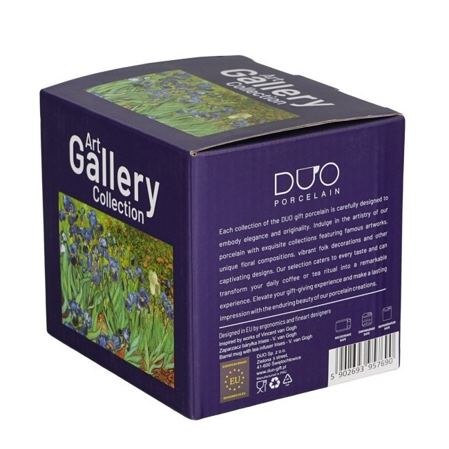 Kubek z zaparzaczem Van Gogh Irysy 430 ml DUO