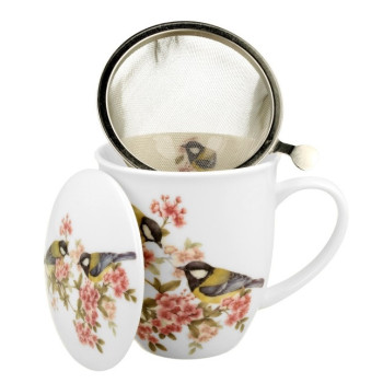 Kubek z zaparzaczem Sikorki 400 ml DUO Ptasi Świat 2