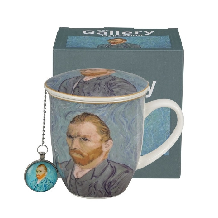 Kubek z zaparzaczem Van Gogh Autoportret 400 ml DUO