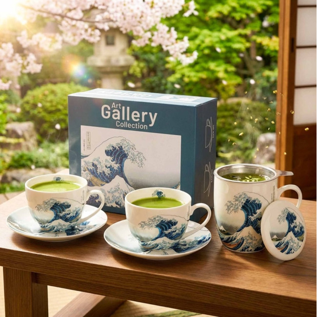 Kubek Hokusai Wielka Fala 360 ml DUO Japan Collection