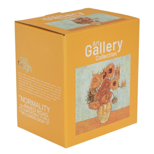Szklany kubek z zaparzaczem Van Gogh Słoneczniki 350 ml DUO