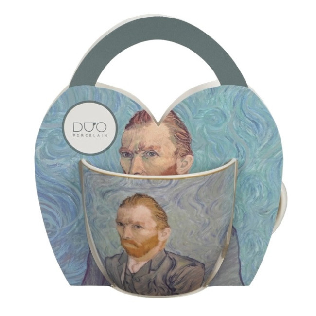 Kubek w koszyczku Van Gogh Autoportret 460 ml DUO