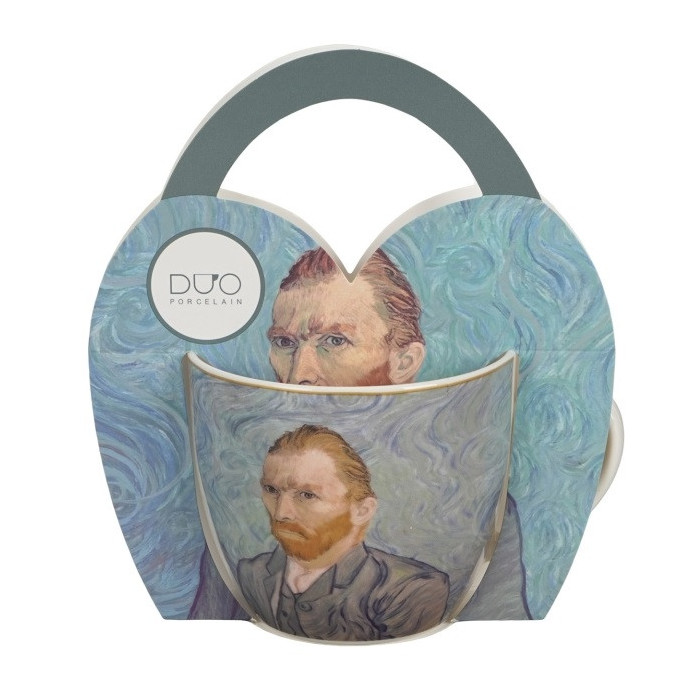 Kubek w koszyczku Van Gogh Autoportret 460 ml DUO