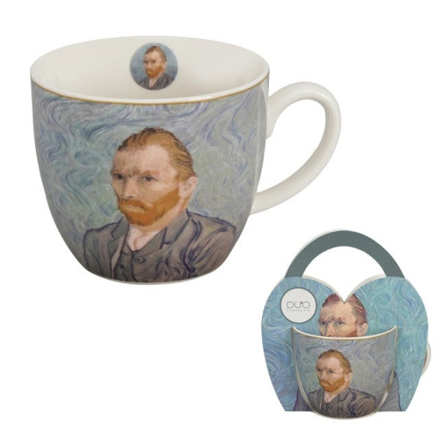 Kubek w koszyczku Van Gogh Autoportret 460 ml DUO
