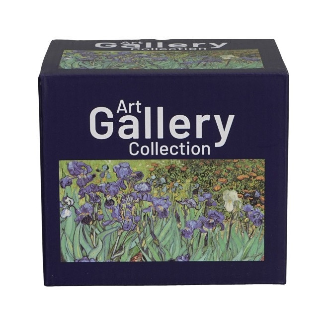Kubek na stopce Van Gogh Irysy 510 ml DUO