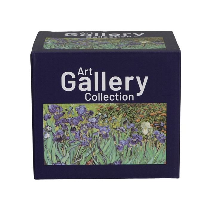 Kubek na stopce Van Gogh Irysy 510 ml DUO
