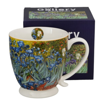 Kubek na stopce Van Gogh Irysy 510 ml DUO 2