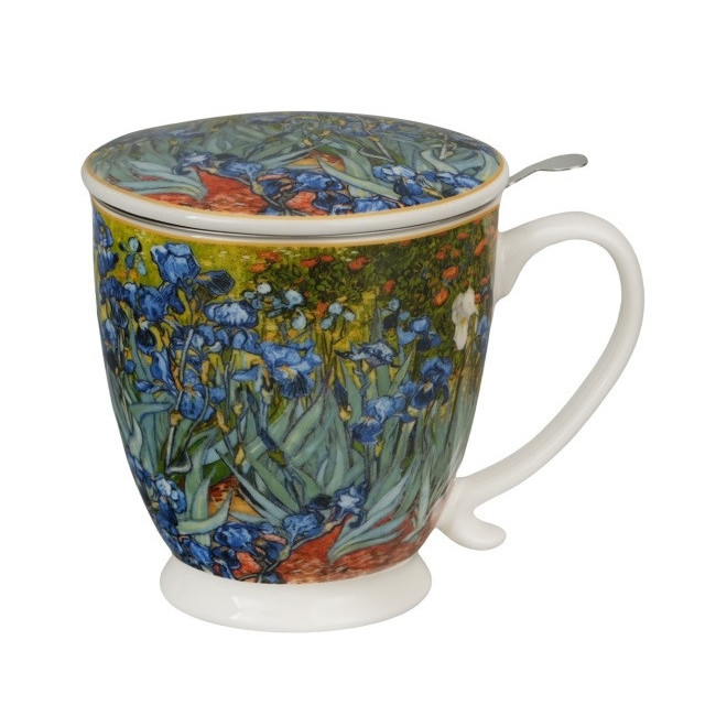 Kubek z zaparzaczem Van Gogh Irysy 510 ml DUO