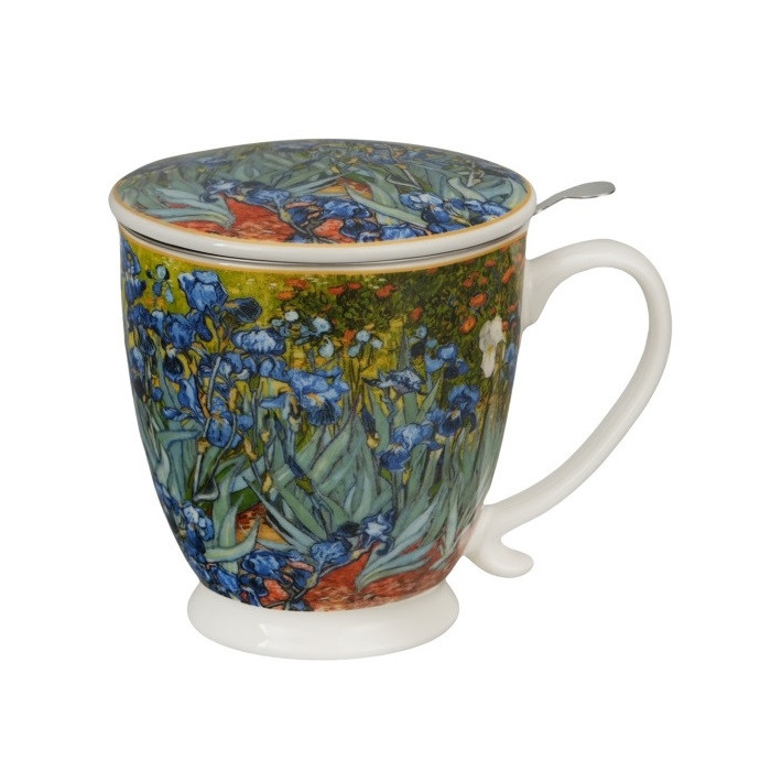 Kubek z zaparzaczem Van Gogh Irysy 510 ml DUO