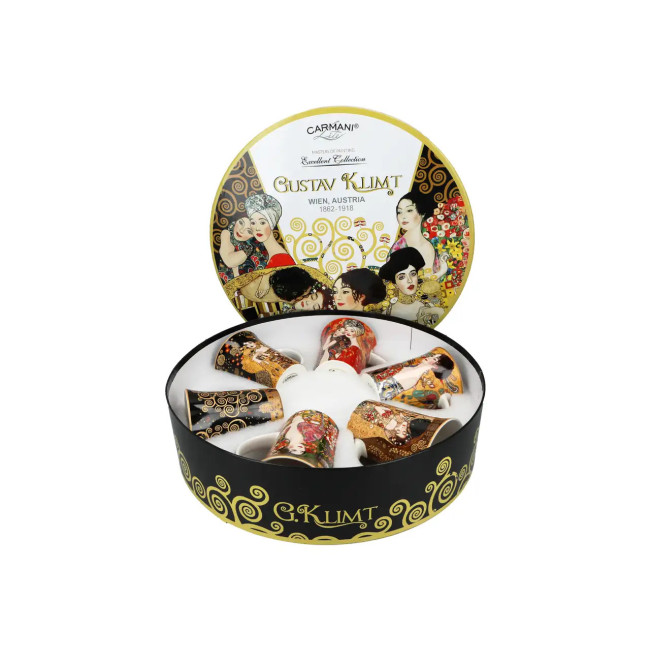 Komplet 6 kubków Gustav Klimt 350 ml CARMANI