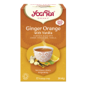 Herbata Imbirowo-pomarańczowa z wanilią GINGER ORANGE WITH VANILLA YOGI TEA