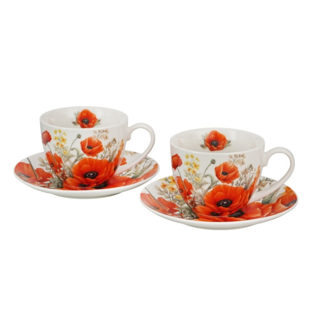 2 filiżanki ze spodkami Maki 270 ml DUO