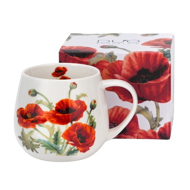 Duży kubek w maki 430 ml DUO – Kwiaty Classics