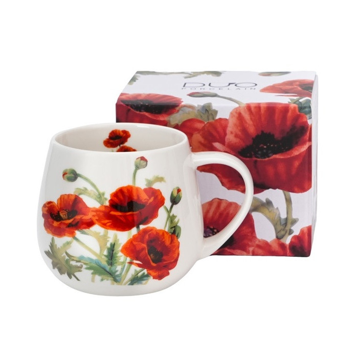 Duży kubek w maki 430 ml DUO – Kwiaty Classics