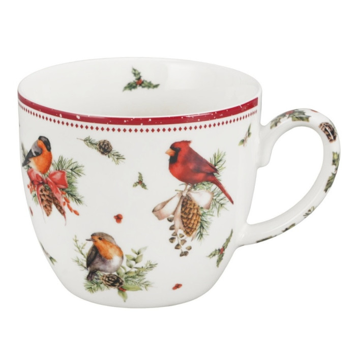 Duży kubek Zimowe Ptaki 460 ml DUO – Birds of Winter