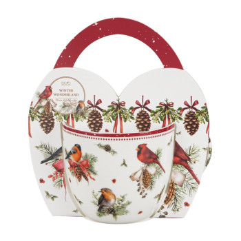 Duży kubek Zimowe Ptaki 460 ml DUO – Birds of Winter