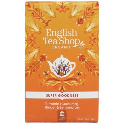 Herbata biała KURKUMA IMBIR Lemongrass 20 saszetek English Tea Shop