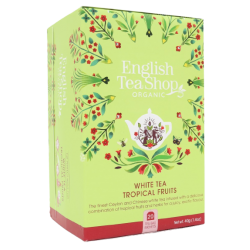 Herbata biała OWOCE TROPIKALNE 20 saszetek English Tea Shop