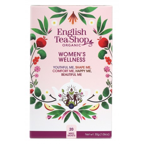 WOMEN'S WELLNESS Herbata MIX 5 SMAKÓW 20 saszetek English Tea Shop