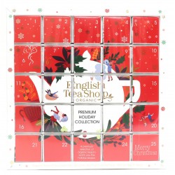 Kalendarz adwentowy RED PUZZLE 25 herbat piramidek English Tea Shop