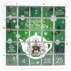Kalendarz adwentowy GREEN PUZZLE 25 herbat piramidek English Tea Shop