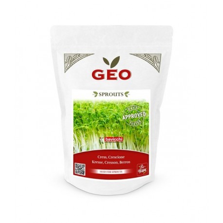 RZEŻUCHA Organiczne nasiona na kiełki 350g GEO BAVICCHI