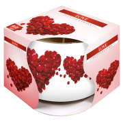 MIŁOŚĆ Świeca zapachowa w szkle BISPOL