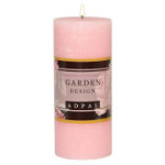 Świeca pieńkowa GARDEN DESIGN różana 160/70 RUSTIK AROMAT Adpal