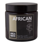 Naturalna sojowa świeca AFRICAN WOOD 100ml Arganove