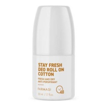 Dezodorant damski w kulce COTTON 50ml Farmasi Stay Fresh