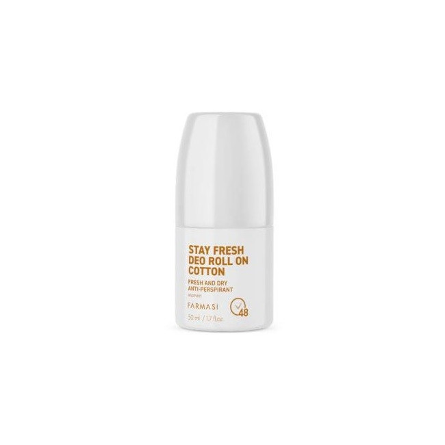 Dezodorant damski w kulce COTTON 50ml Farmasi Stay Fresh