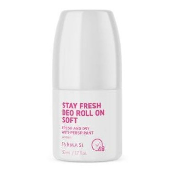 Dezodorant damski w kulce SOFT 50ml Farmasi Stay Fresh