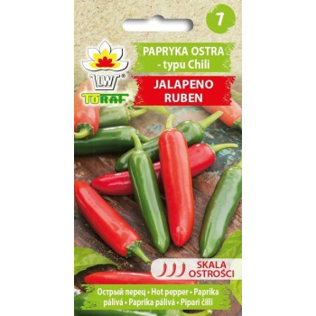 Papryka ostra Jalapeno Ruben (typu Chili) 0,5g TORAF