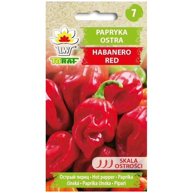 Papryka ostra Habanero Red 0,2g TORAF