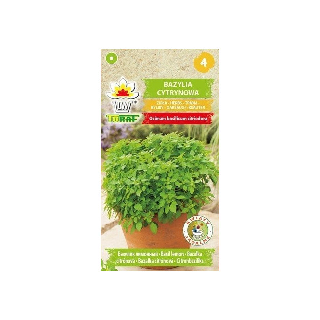 Bazylia cytrynowa 0,5g TORAF