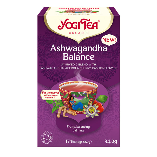 Herbata ASHWAGANDHA BALANCE Równowaga z Ashwagandhą YOGI TEA